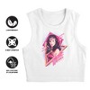 Women's Wonder Woman 84 Soft Glow Sleeveless Crop Top Tank - 3 of 4