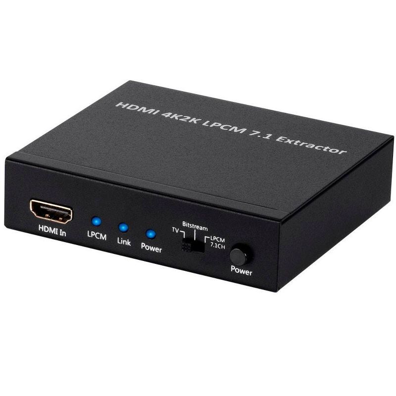 Monoprice Blackbird 4K Series 7.1 HDMI Audio Extractor | 10.2Gbps, 4K (3840x2160p) and 3D video, 1 of 7