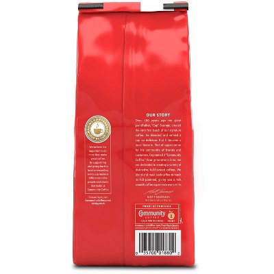 Community Coffee Breakfast Blend Medium Roast Whole Bean Coffee - 12oz