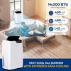 SereneLife 12,000 BTU Portable Air Conditioner & Heater - 2 of 4