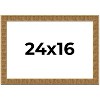 PosterPalooza | Sculpted Black Picture Frame - UV Acrylic, Backing Board, Hanging Hardware Included - 2 of 4