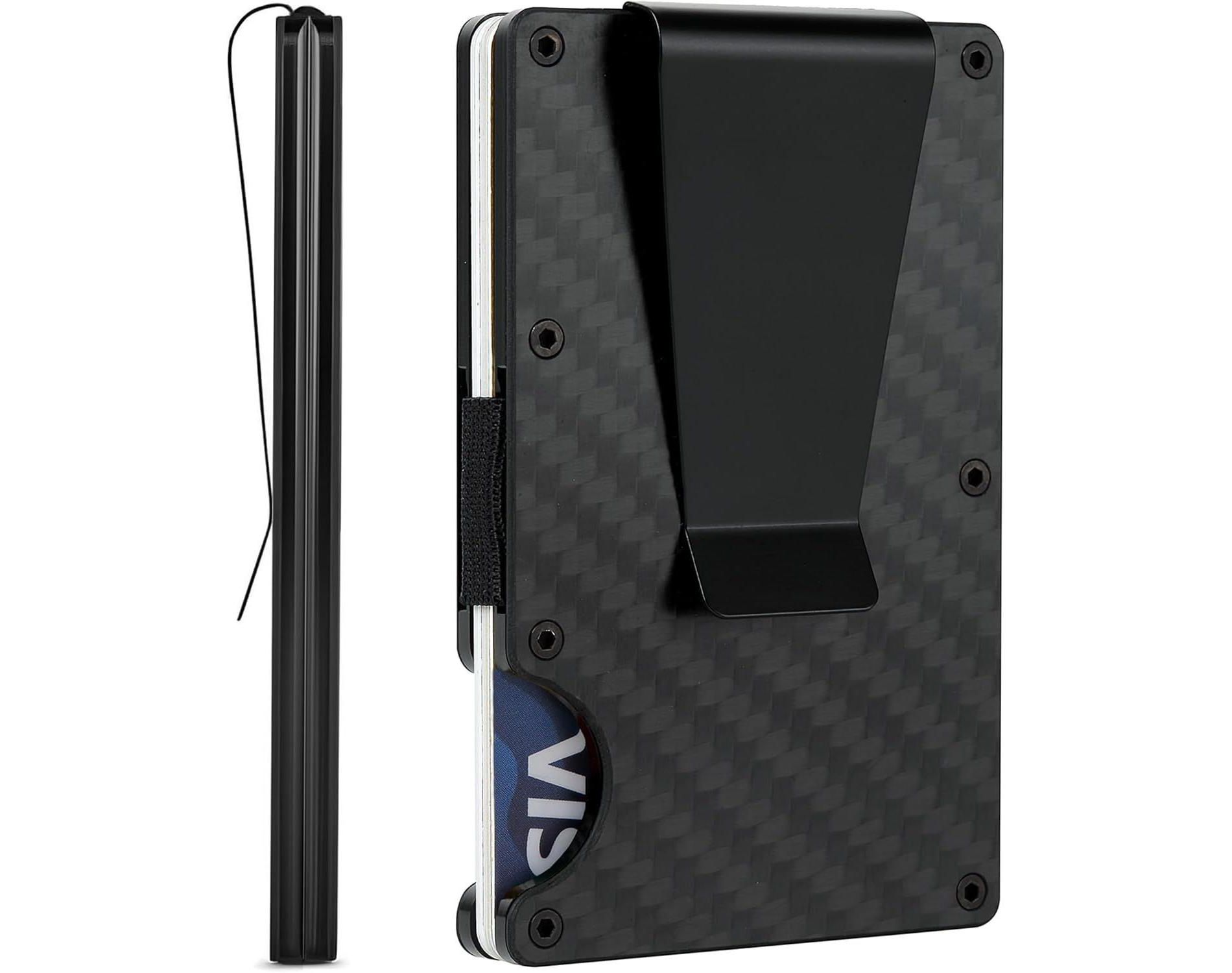 Maison Wallet for Men Aluminium RFID Card Holder with Money Clip