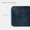 Plush Absorbent Bath Mat Rug with Anti-Skid Rubber Backing - Becky Cameron - 3 of 4