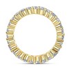 Pompeii3 1 1/2 Ct Diamond Eternity Ring 14k Yellow Gold Lab Created - 3 of 4