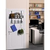 LunaLulinlk Over The Door Hooks Organizer Storage - Over The Door Hanger for Coat Rack with 12 Hooks，Over Door Storage - 2 of 4