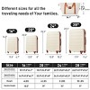 Travel Spinner Luggage Set with TSA Lock Expandable Hardside Suitcases 16" 20" 24" 28" and Tote Bag - Cuddlewood - 4 of 4