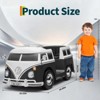 Jojoka 6V Licensed Volkswagen T1 Bus Ride-On Car for Kids with LED Lights, Horn, Music & Two Speeds, Battery Powered - 3 of 4