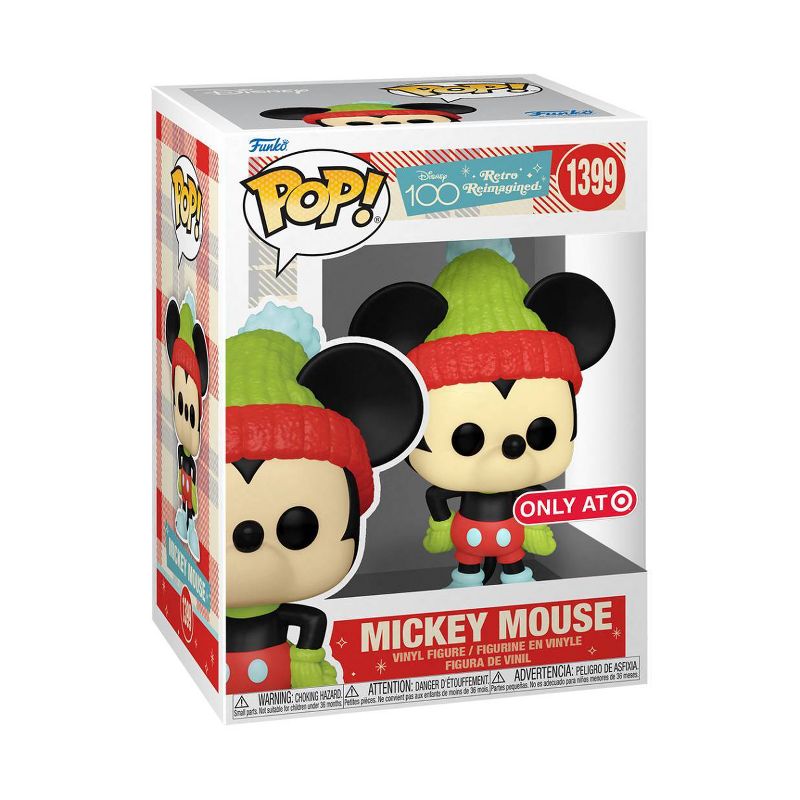 Funko POP! Disney 100 Retro Reimagined Mickey Mouse Figure (Target Exclusive), 1 of 6