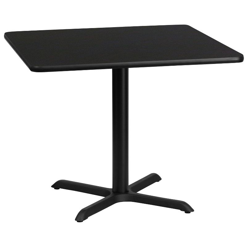 Flash Furniture 36'' Square Laminate Table Top with 30'' x 30'' Table Height Base, 1 of 3