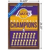 Trends International NBA Los Angeles Lakers - Champions 23 Framed Wall Poster Prints - 3 of 4