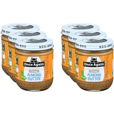 Once Again Nut Creamy Butter Almond Smooth Natural - Case of 6 - 12 oz