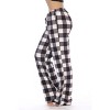 Just Love Women's Plush Pajama Pants - Soft and Cozy Sleepwear Fleece Lounge PJs - Buffalo Check - 2 of 2