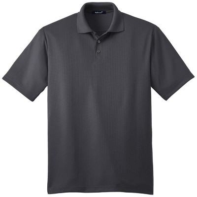 Mafoose Men's Short Sleeve Moisture-Wicking Performance Fine Jacquard Polo Shirt