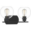 Quoizel Lighting Pruitt 2 - Light Vanity in  Matte Black - 3 of 4
