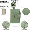BEAFUP Women's Genuine Leather Wallet,Compact Size Wallet, RFID Blocking,with 14 Slots and 2 Zippered Pockets & Zipper Coin Pouch - 2 of 4