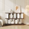 8-Cube Storage Shelf Organizer, Open Bookshelf with 10 Removable Back Panels, Display Storage Bookcase for Living Room, Bedroom, or Entryway - 2 of 4