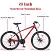 26 Inch Suspension Mountain Bike, 8-Speed Rear Derailleur and 3x8 Speed Shifter, Mountain Bike for Men and Women - 2 of 4