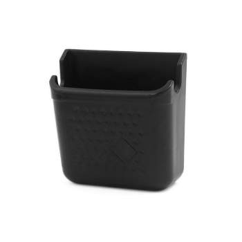 Unique Bargains Universal Car Storage Pouch Bag Phone Charge Box Holder Organizer 3.23"x1.38"x3.35" Black 1 Pc