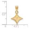Black Bow Jewelry 10k Yellow Gold Furman Paladins NCAA Small Pendant - 2 of 3