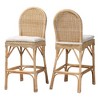 bali & pari 2pc Bilu Rattan Bar Stool Set Natural - 2 of 4