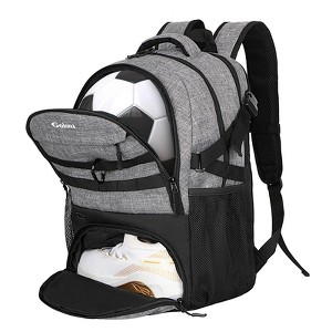 Generic Soccer Backpack for Men and Women,Sports Bag with Ball Compartment, - 1 of 4
