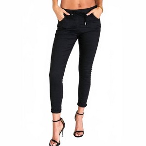 Women's Star Studded Crinkle Jogger - Venti6 - 1 of 4