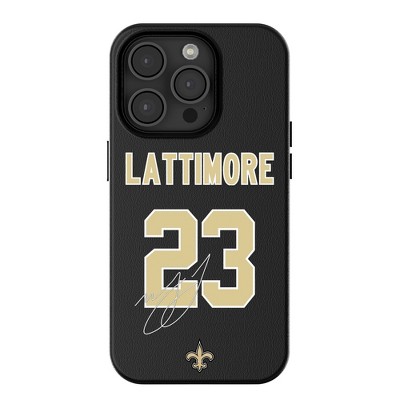 Keyscaper NFL New Orleans Saints Players Game Tactic MagSafe Compatible Cell Phone Case for Apple iPhone