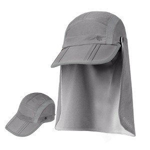 Solaris Neck Flap Baseball Hat with Wide Brim, Women Men  display picture 1