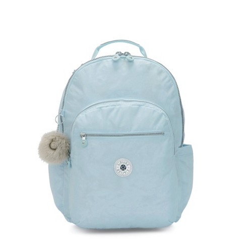 Kipling Seoul L Solid Laptop Backpack, Bright Blue