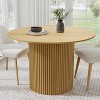 Dovelina 46" Round Dining Table Modern Wood Kitchen Table Dining Room Table for 4 People - 2 of 4