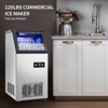 SOZT 14.2in.Commercial Ice Maker 120 lb./24 H Stainless Steel Freestanding Ice Maker Machine with Full Cube Production - 3 of 4