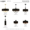 Livex Lighting Winchester 5 - Light Pendant in  Black - 3 of 4
