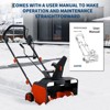Snow Blower - 20" Width 180° Rotating Chute Walkways Driveways Snow Thrower Blaster Dual - 2 of 4