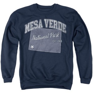 Men's Mesa Verde National Park State Line Crewneck Sweatshirt - 1 of 4