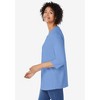 Woman Within Plus Size Perfect Three-Quarter Sleeve V-Neck Tunic - 4 of 4