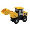 MasterPieces Officially Licensed CAT Loader Wooden Toy Train Engine For Kids - 2 of 4