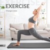 Gulches oga mat, one inch thickened high-density practice mat, tear-resistant practice yoga mat with straps, suitable for all kinds of yoga practice - 4 of 4