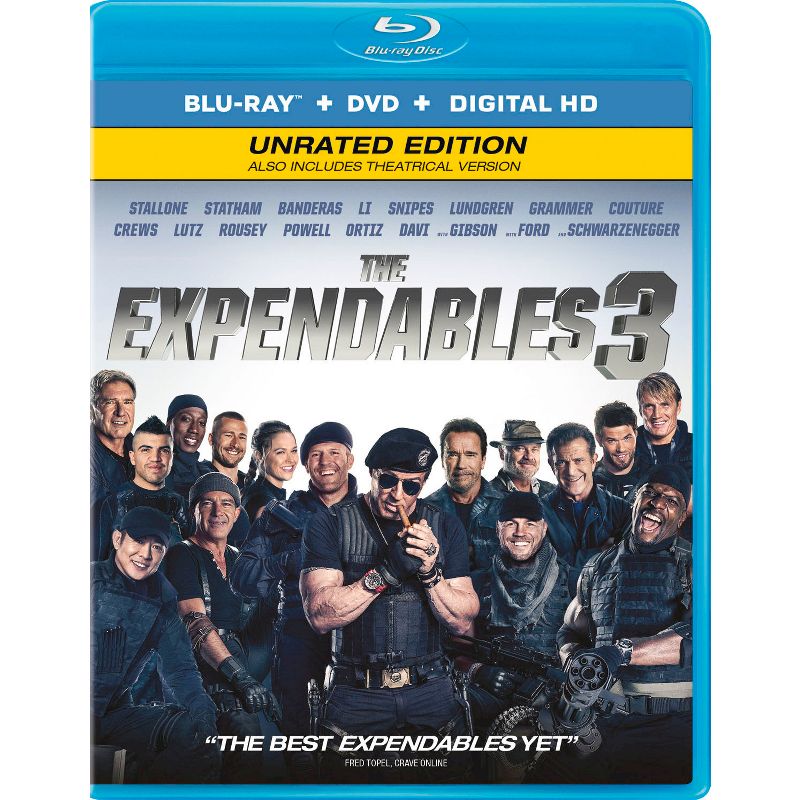 The Expendables 3 (Blu-ray + DVD + Digital), 1 of 2