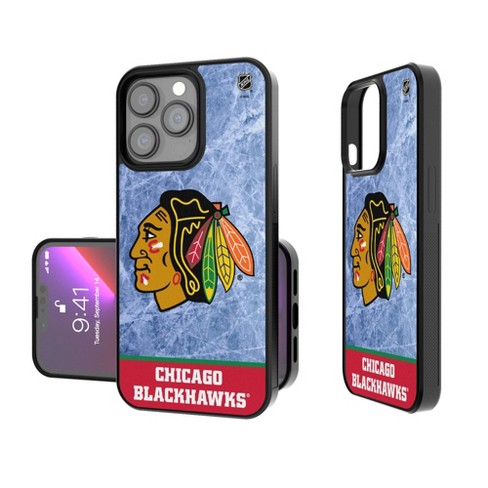 Keyscaper Chicago Blackhawks Ice Wordmark Bump Phone Case For