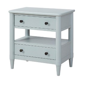 NicBex 26.75"H Wood Nightstand,Bedside Tables with 2 Drawers and Open Shelf for Bedroom,Living Room - 1 of 4