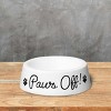 Amici Pet Ceramic Paws Off Dog Bowl - image 4 of 4