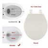 Toilet Seat, Soft Close Lid, Slow Close Noiseless Design, American Standard Compatible - 4 of 4