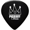Pick Boy Round Raindrop Black with Crown Cellulose Guitar Picks - 2 of 2