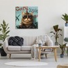 Stupell Industries Cats Rule Graffiti Urban Animals Canvas Wall Art - 2 of 4