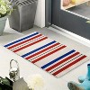30"Stars and Stripes Diatom Doormat - Durable Patriotic Entrance Mat - 3 of 4