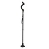 iMountek "Posture Walking Cane for Men & Women, Collapsible, Heavy Duty, 10 Adjustable Heights for Hiking" Black - 3 of 4