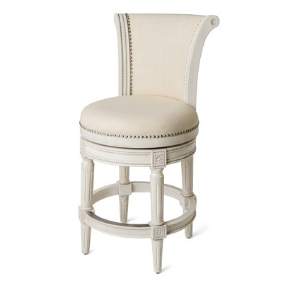 Maven Lane Pullman Wooden Kitchen Swivel Stool