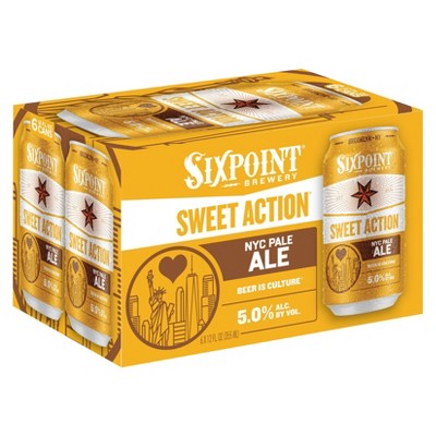 Sixpoint Sweet Action NYC Pale Ale Beer - 6pk/12 fl oz Cans