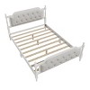 TOAOTBNBO Modern Queen Bed Frame with Tufted Headboard, Upholstered Queen Size Bed with Soft Mattress, Comfortable Queen Bed with Storage - 2 of 4