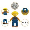 PICASSO-TILES Character Action Figures for Magnetic Tiles, Construction STEM Building Blocks Educational Toy for Kids, 4PCS - 3 of 4